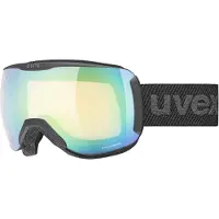 Uvex Downhill 2100 Variomatic Ski Goggles Noir Mirror Green Variomatic Clear/CAT1-3 Homme,Femme