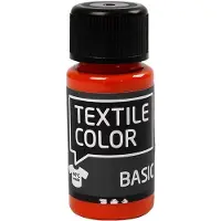 Creativ Company Peinture Textile Semi-opaque - Orange, 50 ml (50 ml)
