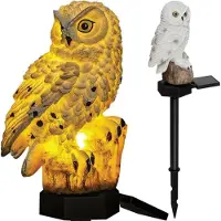 Gardlov Lampe de jardin solaire - hibou 23847