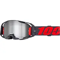 100% Armatic Off-road Goggles Noir Mirror Silver