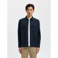 Selected Chemise bleu marine