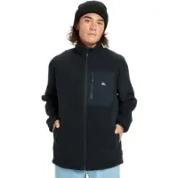 Quiksilver Polaire Clean Coast avec fermeture éclair sur toute la longueur, noir, taille L, homme, noir, taille L