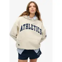 Superdry Sweat-shirt 'Athletic Essentials' marine / blanc cassé