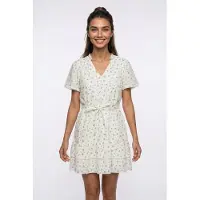 Vero Moda Robe d’été 'VMTRINE' bleu marine / bleu clair / olive / blanc