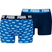 Puma Hommes, Sous-vêtements, Lot de 2 boxers pour hommes avec imprimé Everyday Aop, (lot de 2, L)
