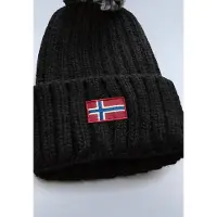 Napapijri Bonnet 'Semiury' rouge / noir / blanc