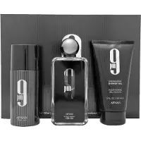 AFNAN Coffret cadeau 9PM EDP 100 ml, gel douche 150 ml et déodorant spray 150 ml - 100 ml