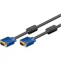 Goobay Câble vidéo SVGA HD15 mâle/mâle, noir, 3.0m cd93369