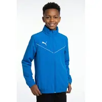 Puma Veste de sport 'TeamRise' bleu / blanc