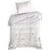 Eurofirany Parure de lit en satin SPRING 44 140X200 + taie d'oreiller 70x80 cm