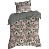 Eurofirany Parure de lit en satin SPRING 53 140X200 + taie d'oreiller 70x80 cm
