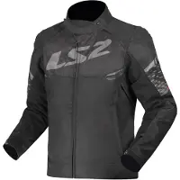 LS2 Helmets Veste LS2 "Apex" pour hommes, Matière : 600D P Gr. L, noir / gris
