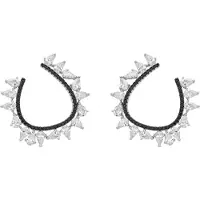 Luxenter Boucles d'oreilles 'SIDYA' noir