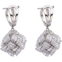 Avant Garde Boucles d'oreilles 'Erikaya' argent