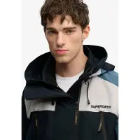 Superdry Colour Block Windbreaker Jacket Bleu 3XL Homme