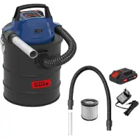 Güde Aspirateur de cendres 18V Aspirateur de cheminée grill poêle 18l AS18-201-05
