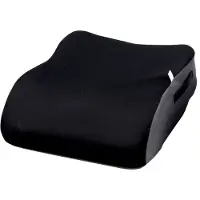 24hShop Coussin d'assise pour enfant avec accoudoirs - Noir - Coussin d'assise confortable pour voiture & chaise de bureau