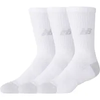 New Balance Chaussettes de sports ACTIVE CUSHION CREW SOCKS 3 PACKS femmes - Blanc - S