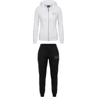 EA7 pour femme. 8NTV51_TJ9RZ Survêtement blanc (M), Sport, Multisport, Polyester, Manche longue