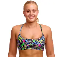 Funkita Fks026 Medium Impact Sports Bra Multicolore L Femme