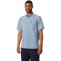 Helly Hansen Fjord Qd 2.0 Short Sleeve Shirt Bleu L Homme