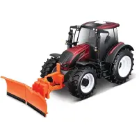 Bburago Tracteur agricole Valtra N174 Charrue