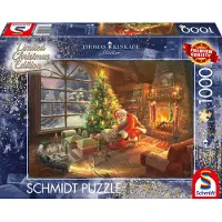 Schmidt Spiele Puzzle Thomas Kinkade - Le Père Noël est là! - 1000 pièces