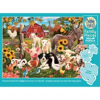 Cobble Hill Puzzle Family Farm - 350 pièces - Jouets colorés