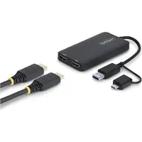 StarTech.com - Adaptateur vidéo - USB type A, USB-C mâle pour HDMI femelle - 18.3 m - noir - support 1080p, support pour 4K30Hz