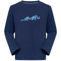 Mammut Core Logo Long Sleeve T-shirt Bleu 116 cm Garçon