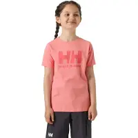 Helly Hansen Logo Short Sleeve T-shirt Rose 9 Years Garçon