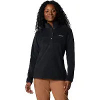 Columbia Benton Springs Ii Snap Half Zip Fleece Noir S Femme