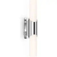 Briloner Lampe LED pour salle de bain LEUCHTEN KLAK, 6,5 W, 700 lm, IP44, chrome, plastique-métal, 32 x 6,5 x 6,8 cm
