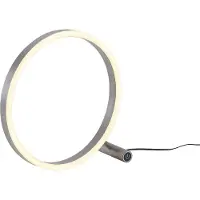 JUST LIGHT Lampe de table LED, variateur d'intensité tactile, Ring Design, D 28 cm
