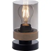 JUST LIGHT Lampe de table Pasqual noir