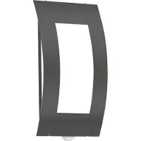 CMD 72/BM Applique murale d'extérieur en acier inoxydable anthracite IP44 E27 avec détecteur de mouvement