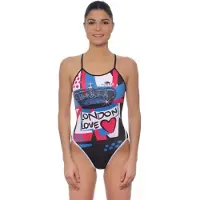 Turbo Maillot De Bain à Fines Bretelles London Love