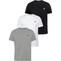 Timberland T-Shirt gris chiné / noir / blanc cassé