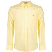 Gant Reg Long Sleeve Shirt Jaune M Homme
