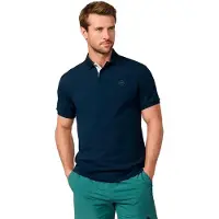 Hackett pour homme. HM5600113 Polo avec logo coupe classique marine (XL), Casuel, Coton, Manche courte