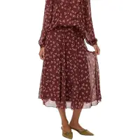 Vero Moda Ihannah Midi Skirt Violet XS Femme