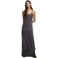 Superdry Maxi Jersey Cami Sleeveless Long Dress Gris XS Femme