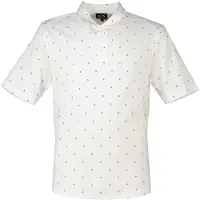 Armani Exchange pour homme. XM000735AF10356F0198 Polo blanc imprimé (M), Casuel, Coton, Manche courte