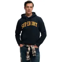 Superdry pour homme. M2014480A Sweat-shirt Vintage Athletic Hood navy (XXL), Casuel, Coton, Marine