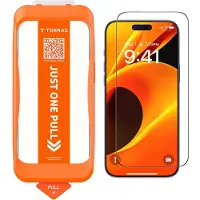 Torras Install Master Series (1 pcs, Apple iPhone 17 Pro Max), Téléphone portable : film de protection, Transparent