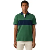 Hackett pour homme. HM5600207 Polo Nbr Panneau vert (L), Casuel, Coton, Manche courte