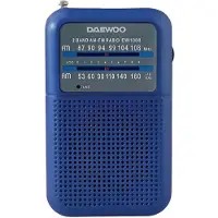 Daewoo Dw1008bl Portable Radio Bleu One Size / EU Plug 220V