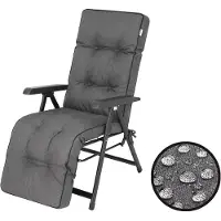 Hobbygarden Oreiller De Jardin - - Ilona - Graphite - 160x50 Cm - Relaxation