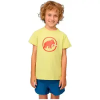 Mammut Core Classic Short Sleeve T-shirt Jaune 104 cm Garçon