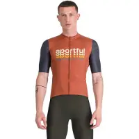 Sportful Supergiara 2 Logo Short Sleeve Jersey Orange M Homme